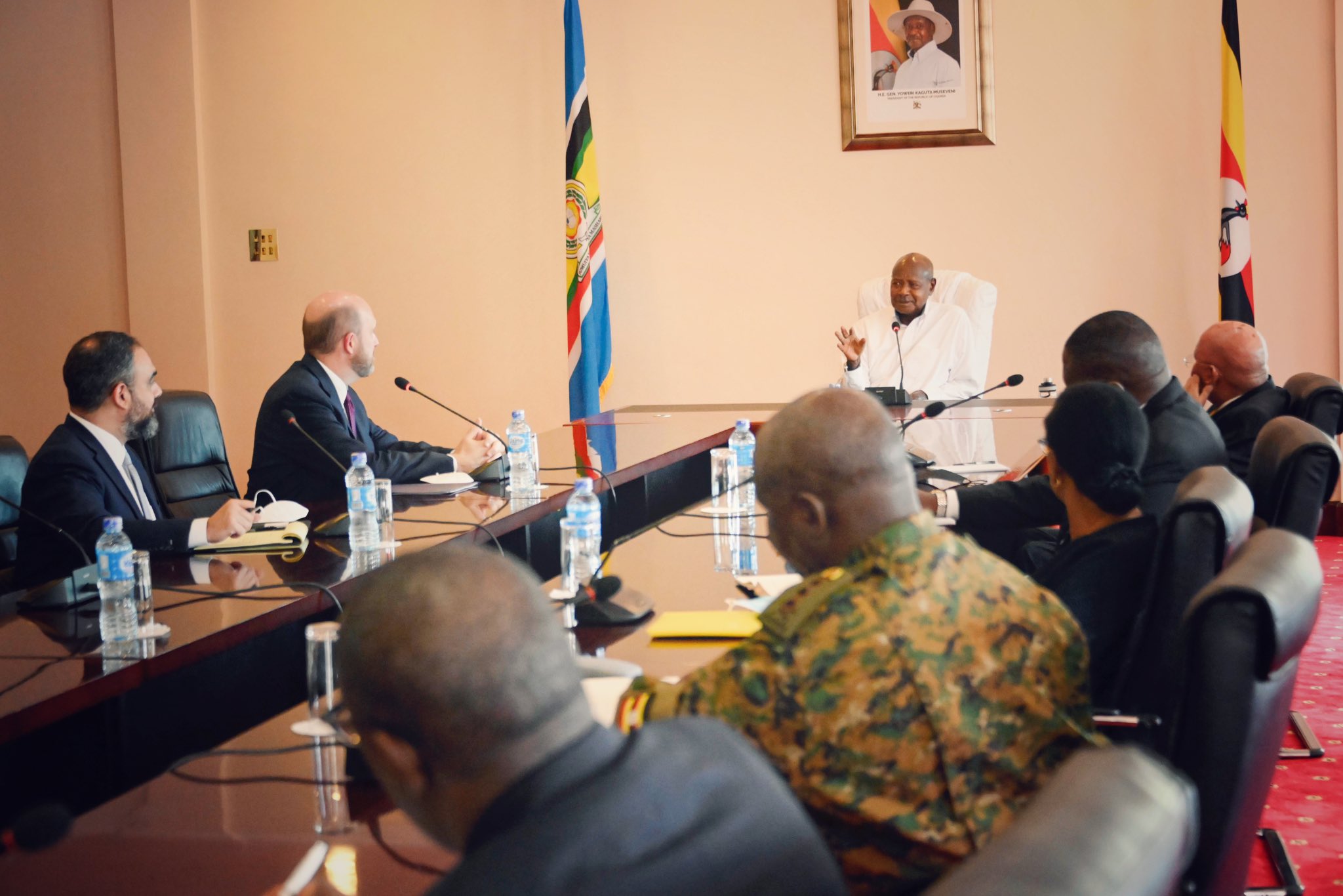 President Museveni and U.S Ambassador Hold Productive Meeting at Statehouse