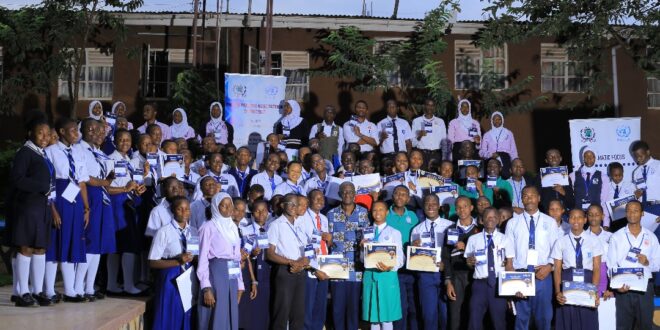 Students from Various Schools Hold Model UN General Assembly Make