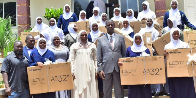 TV BONANZA Kawempe Muslim Gifts Golden Girls With Smart Screens