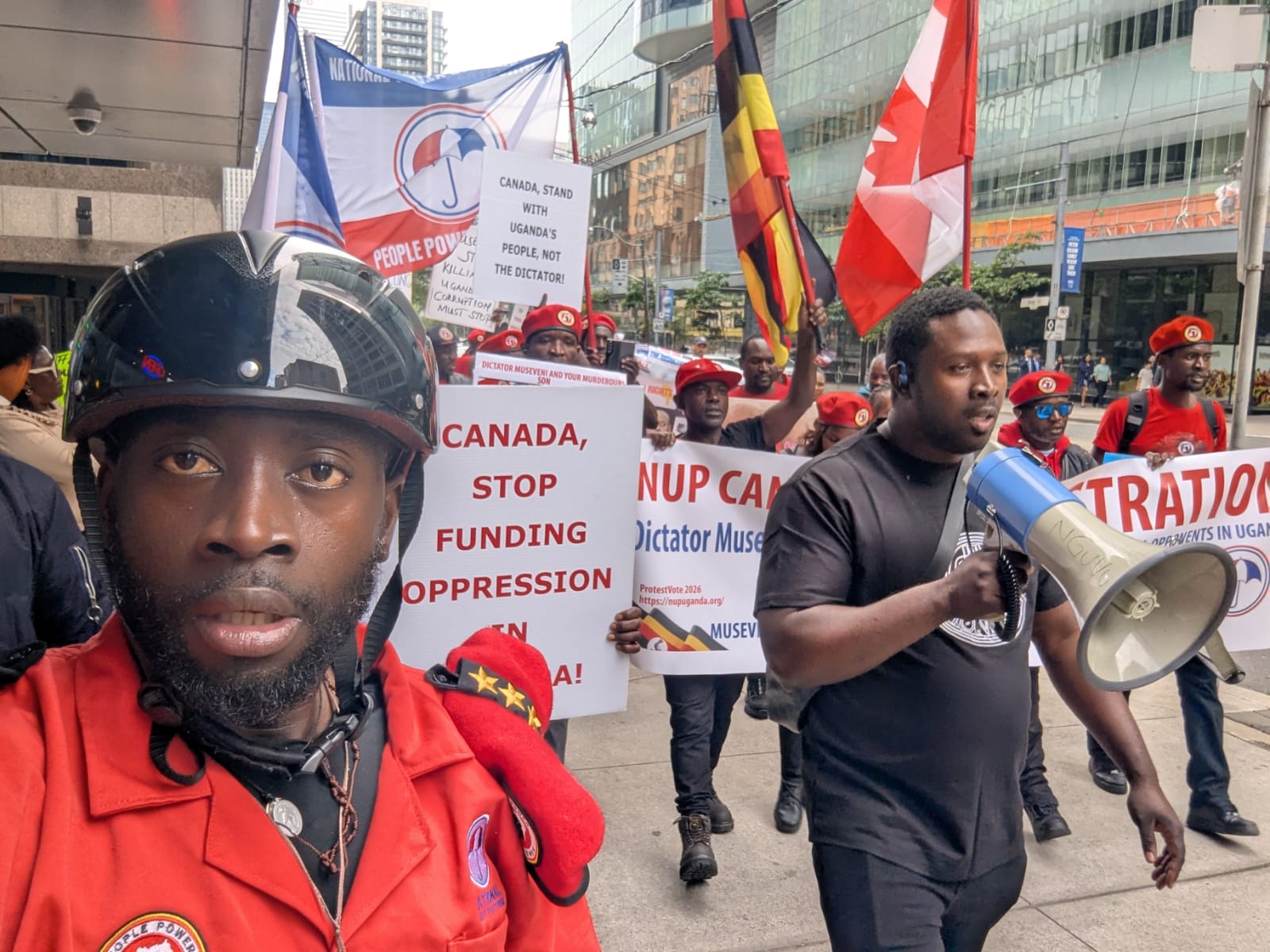 Ugandans in Canada Stage Mass Protests Against Human Rights Abuses