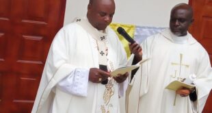 ARCHBISHOP LAMBART INSTALS EUCARIST SACRAMENT TO CHRIST THE KING CHURCH