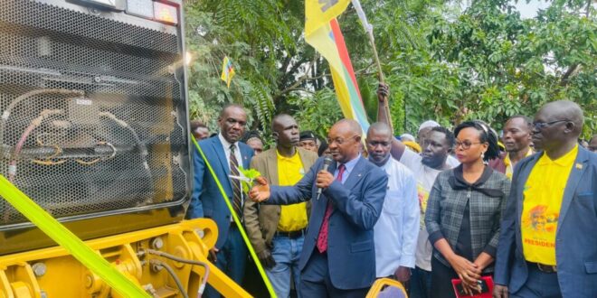 Arua Breaks Ground With Shs12B Road Machine