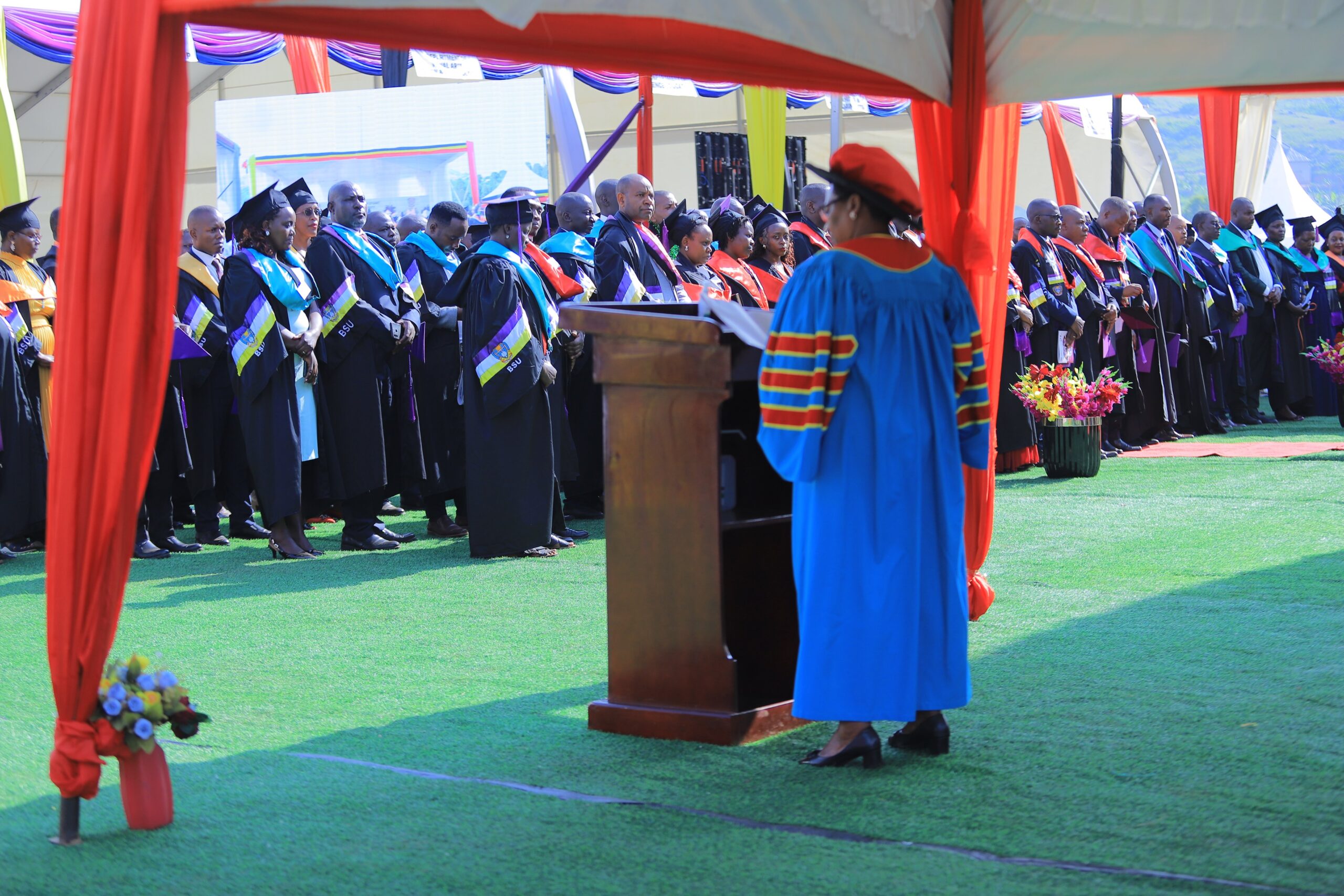 BSU 21ST GRADUATION: PRESIDENT MUSEVENI IMPLORES UNIVERSITY STUDENTS TO CHAMPION