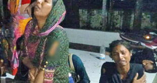Bangladesh police arrest dozens of third-gender people 2 Hijras crying after being physically assaulted by an organised group while returning from the Boalkhali Police Station in Chittagong, after submitting a complaint against the same group for demanding extortion money. (Photo courtesy of JMBF)
