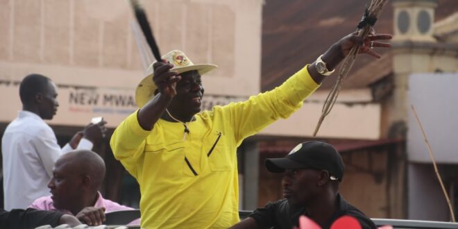 Business paralyzed In Mbale City As Thousands Welcome Bungokho Mp