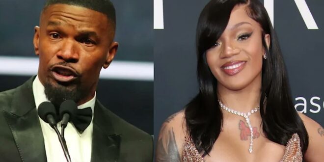 Jamie Foxx Livid After GloRilla Gets A Bottle Thrown At Her Head During Halloween Party 1 Fast News