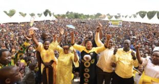 Kaliro Painted Yellow As Speaker Among Interacts with thousands to