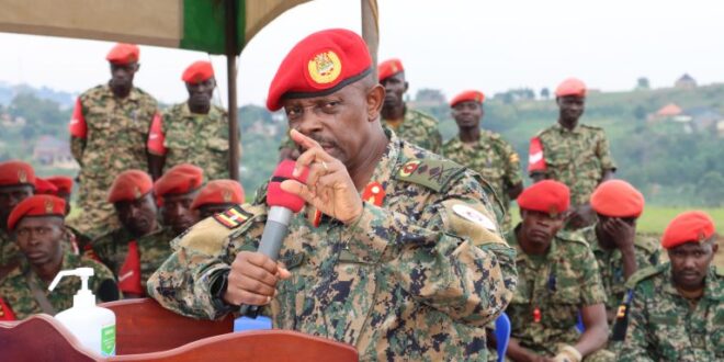 Major Gen. Bainomugisha commends discipline in Military Police officers 1 Major Gen Bainomugisha commends discipline in Military Police officers