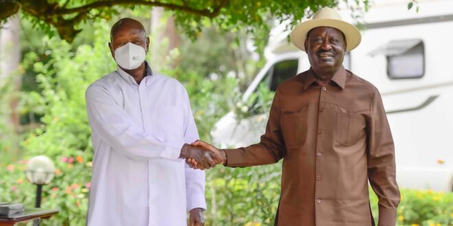 Museveni Addresses Ugandan and Kenyans on death of Odinga