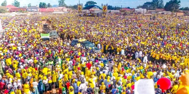 NRMs Museveni Highlights Peace Legacy Unveils Development Agenda for Koboko