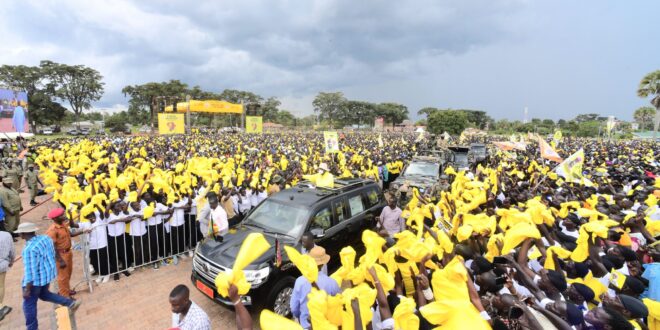RACE FOR STATE HOUSE Thousands grace M7 rally in Gulu