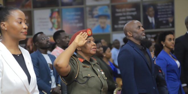 Love youre Country Uganda Col Nakalema Urges Victoria University Students