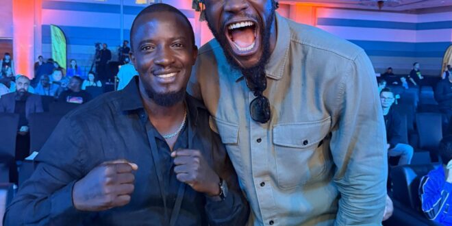 Kampala Central MP Aspirant Muhangi MeetsHolds Talks With Wilder Pacquiao