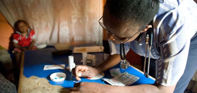Kenya health worker