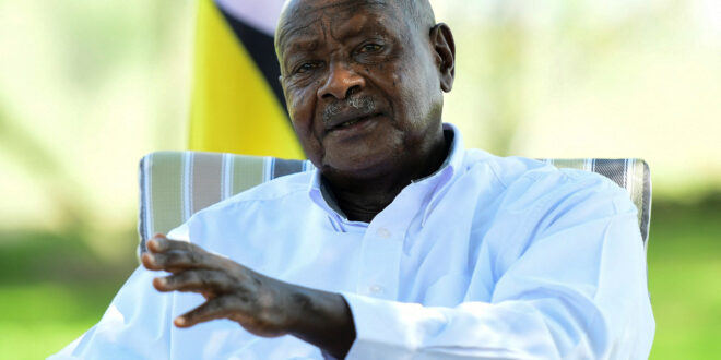 Ugandan President Yoweri Museveni (Abubaker Lubowa photo courtesy of Reuters)