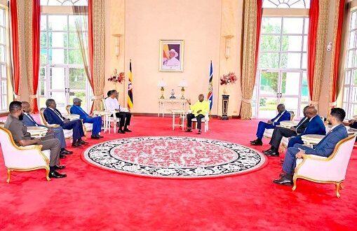 Uganda President Yoweri Museveni hosts RSF leader Mohamed Hamdan Dagalo at State House in Uganda
