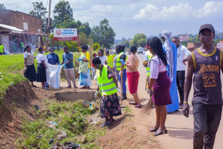 Nakifuma-Naggalama Town Council Technical Team Leads Bulungi Bwansi Sanitation Drive