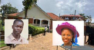 A photo of a house where Pamela (inset R) was staying in and where her life was tragically ended by Ex Shamba boy (Inset R)