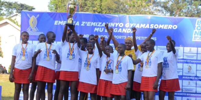 Buganda Schools Debutants Winsa Triumph Over Kanjjuki Lift Netball Trophy