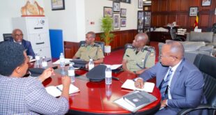 Deputy IGP Ocaya Police Delegation Visit Chief Justice