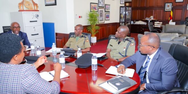 Deputy IGP Ocaya Police Delegation Visit Chief Justice