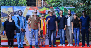 L-R Nancy Abdelhadi industry executives from TravX and Travco Holidays and Uganda goodwill Ambassodor in the Middle East , Lt. Gen. Charles Angina, Chargé d’Affaires of Uganda in Egypt,