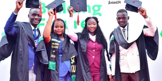 Kampala University Graduation Captain Nsubuga Benjamin Leads Student Athletes at the