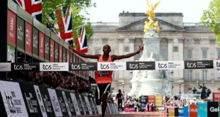 Kenya’s Sawe Wins London Marathon As Kiplimo Finishes Third In Record-Breaking Run