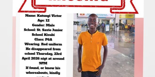 Police probe Entebbe school over P6 pupils disappearance