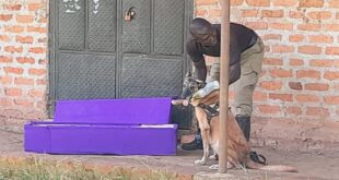 SHOCKING COFFIN DROPPED AT HOME OF RESIDENT IN HOIMA CITY