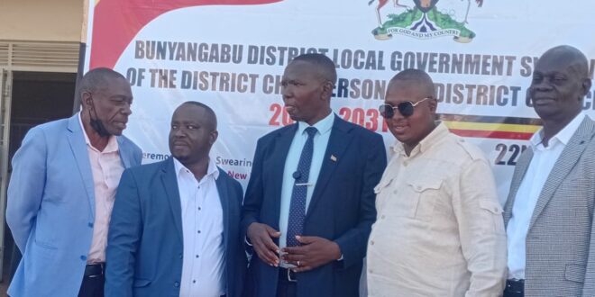 Bunyangabu LCV Chairperson Unveils 5yr Agenda As New Leaders Take Office