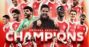 Finally: Arsenal Crowned Champions Of England After Two-Decade Wait