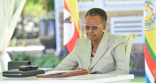 Healed First Lady misses Musevenis swearing in