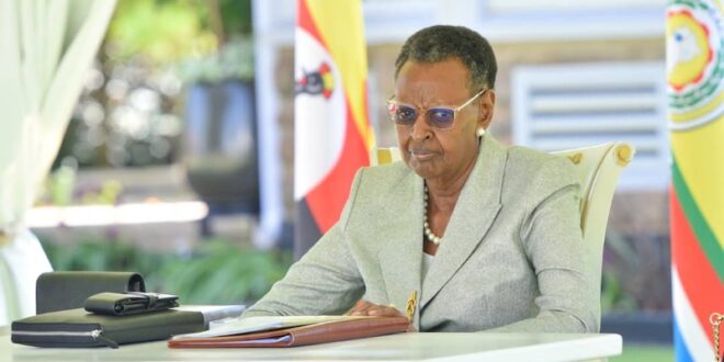 Healed First Lady misses Musevenis swearing in