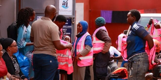 ITMS Equips Women Boda Riders with Protective Gear at Mothers