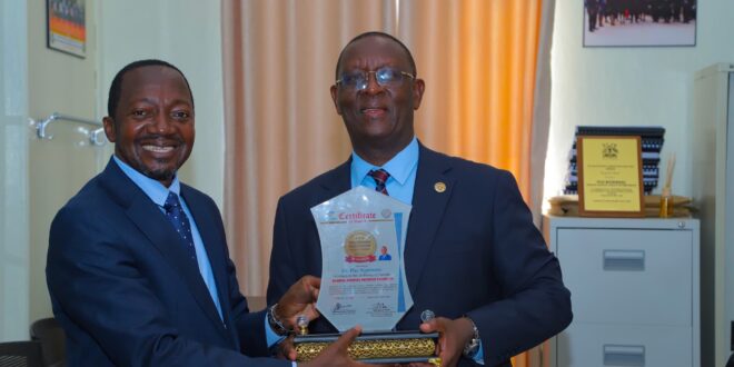 Judiciary Permanent Secretary Bigirimana Awarded