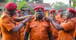 Junior Prisons Officers Promoted at Luzira Upper in Landmark Pipping