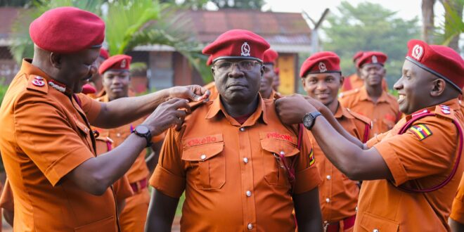 Junior Prisons Officers Promoted at Luzira Upper in Landmark Pipping