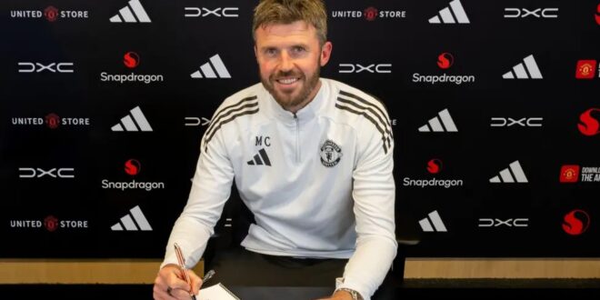 Manchester United: Michael Carrick Appointed As Permanent Head Coach