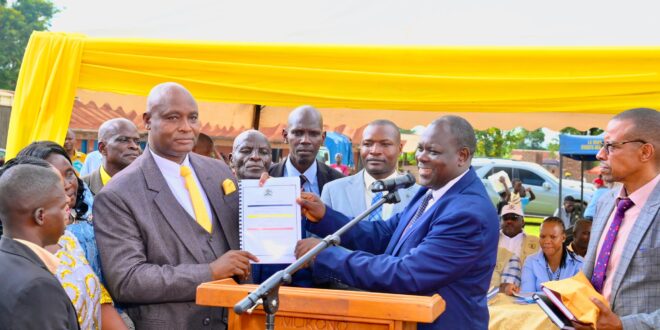 Mukono District Swears in New Leadership as Francis Lukooya Mukoome