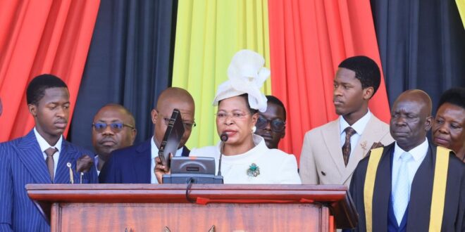 Not Shaken By Anything? Speaker Among Praises Museveni, UPDF As 12th Parliament Swearing-In Begins