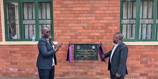 Principal Judge Commissions Serere Magistrates Court