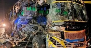 Six killed in Nile Star bus crash in Nwoya