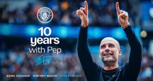 Soccer! Guardiola To Step Down After Incredible Decade As Man City Manager