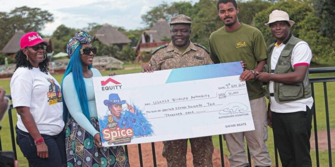 Spice Names Rhino ‘Spice Nankula Nile During Uganda Visit