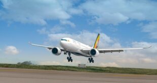 Uganda Airlines Airbus returns to London after three month grounding
