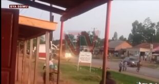 Ugandan police is tracing for a woman who was shot