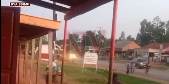 Ugandan police is tracing for a woman who was shot