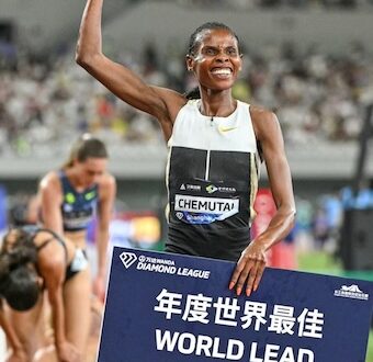 Ugandas Chemutai wins 3000m steeplechase in China