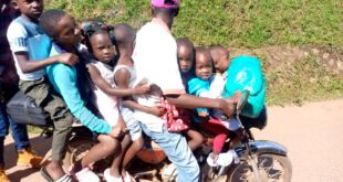 Wakiso: Boda-Boda Rider Arrested For Transporting Nine Children On Motorcycle